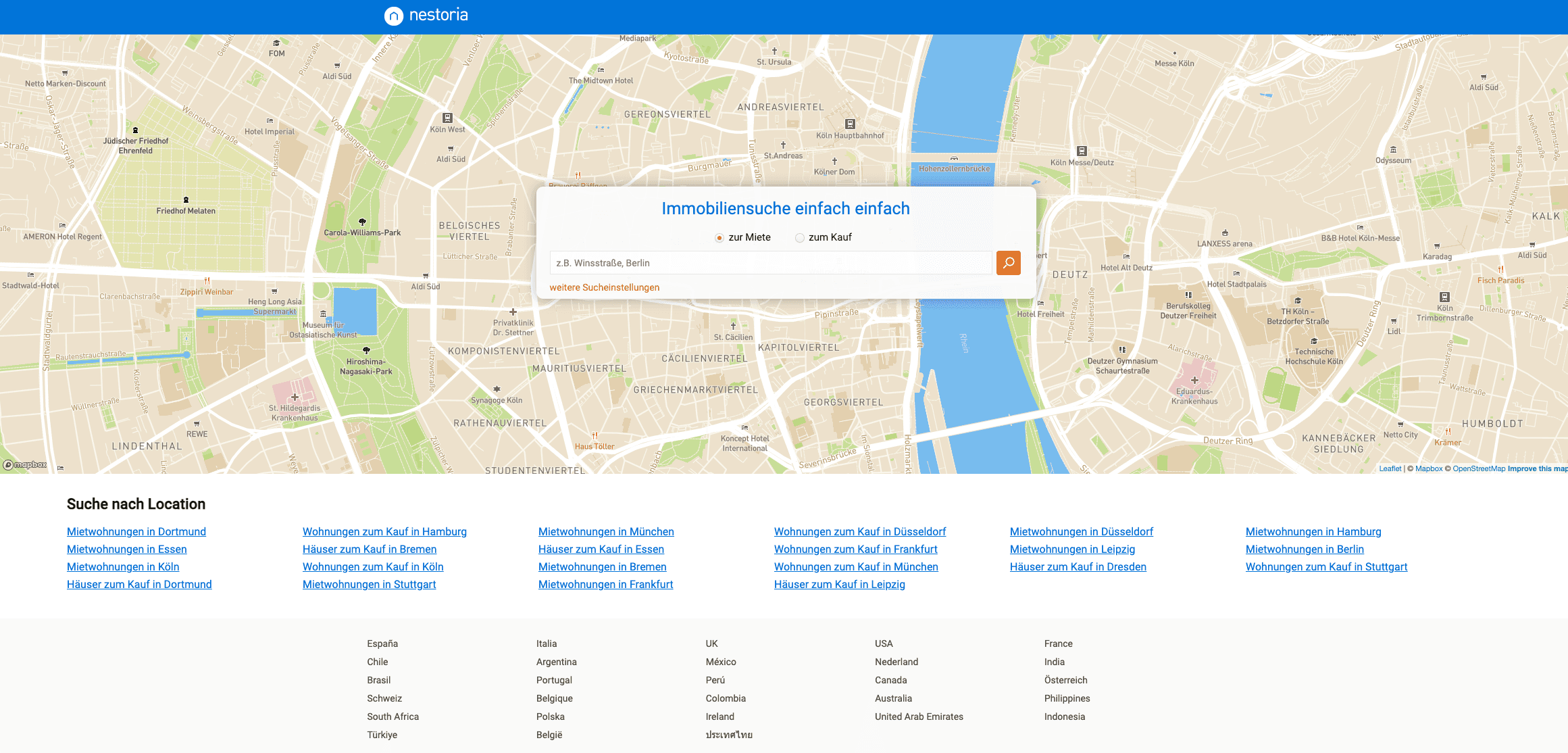 Nestoria Screenshot