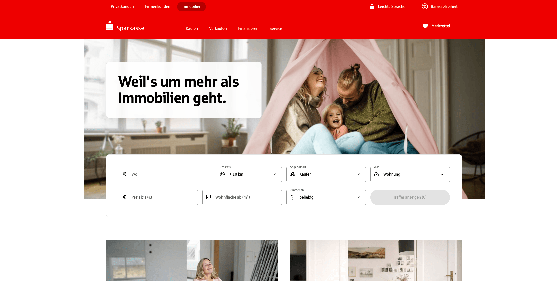 s-immobilien.de Screenshot